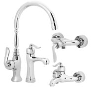 ست شیرآلات سزار کروم برند آئس با قیمت عالی در فروشگاه محمودی رئوف