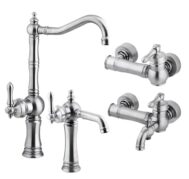 خرید ست شیرآلات آئس مدل ونوس طلایی از فروشگاه مجاز محمودی رئوف