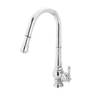 شیر شاوری آشپزخانه برند آئس مدل لیندا رنگ کروم