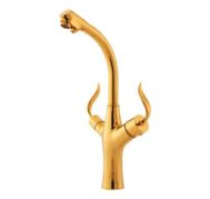 قیمت شیر ظرفشویی دو منظوره آئس مدل راشل طلایی