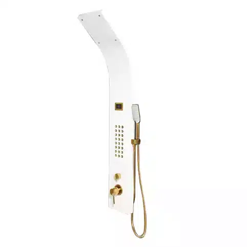 3-function-45-degree-bent-shower-panel-with-thermometer-1050 قیمت خرید پنل دوش ۳ حالته خم ۴۵ درجه دماسنجدار کد 1050