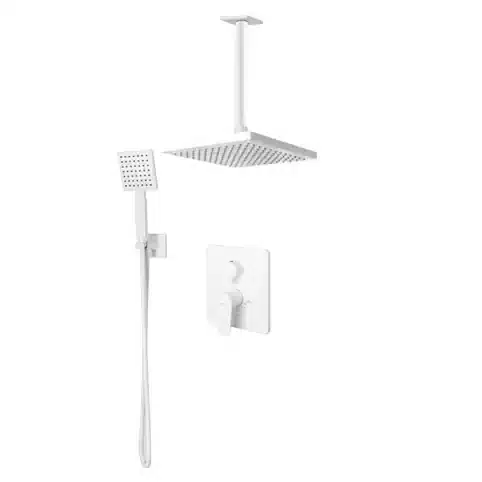 alborzrooz-built-in-bathroom-faucet-vento-model3-white شیر حمام توکار البرزروز مدل ونتو تیپ سه سفید