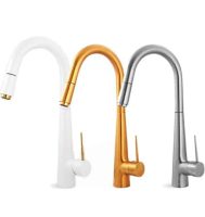 فروش شیر ظرفشویی شاوری آئس مدل هیوا در رنگهای سفید طلایی، کروم و طلایی