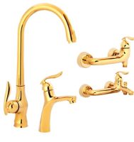 ست شیرآلات AES مدل آرچر رنگ طلایی در فروشگاه مجاز محمودی رئوف