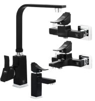 faucet-aes-flat-rose-chrome-black فروش ست شیرآلات فلت رز مشکی کروم برند آئس با تخفیف عالی در فروشگاه و نمایندگی معتبر محمودی رئوف