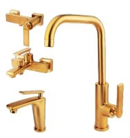 ست کامل شیرآلات کسری مدل آمازون طلایی