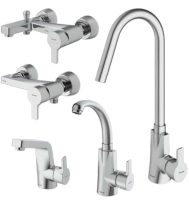 فروش ست کامل شیرآلات راموند برند شودر رنگ کروم