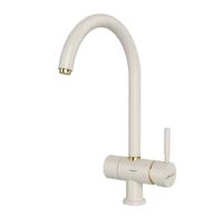 فروش عمده شیر ظرفشویی شودر تصفیه دار مدل آلستر رنگ شیری طلایی