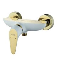 tap-bath-kasra-abner-white-golden قیمت شیر حمام هوایی مدل ابنر